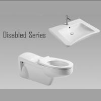 障害者用セラミック製衛生陶器障害者用トイレセット壁掛けWC
