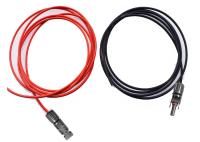 Extensiones del alambre del cable del panel solar 6m m de 2 de los x 5m DC con el conector pre prensado