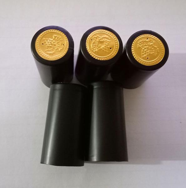Customized Wine Glass Bottle Clear Aluminum Plastic Lid with Sealed Wine Capsule