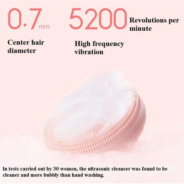 Щетка красоты ультразвукового силикона очищая, детали домочадца силикона