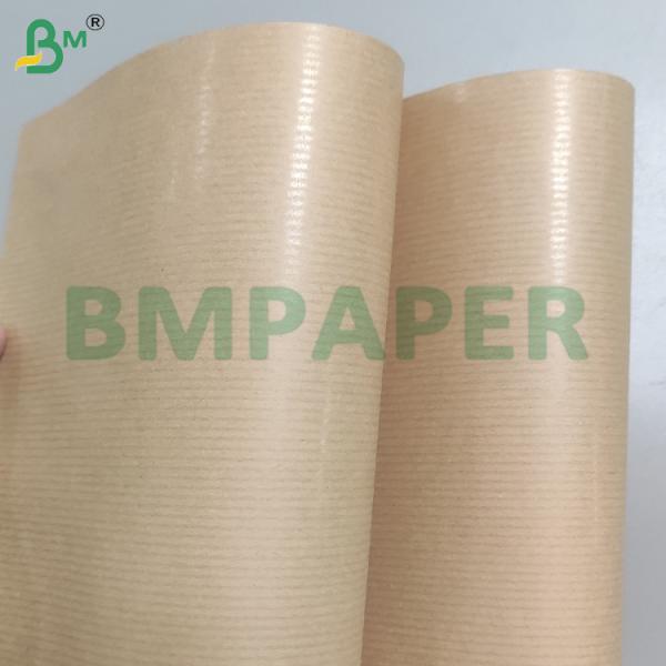 Eco-Friendly Unbleached Striped Kraft Paper Rolls for Flower Packing