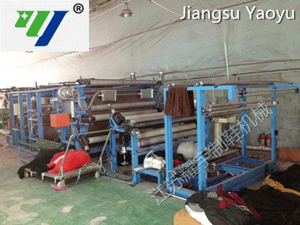 High Efficient Flame Laminating Machine Glue Point Transfer For Sponges / Foam