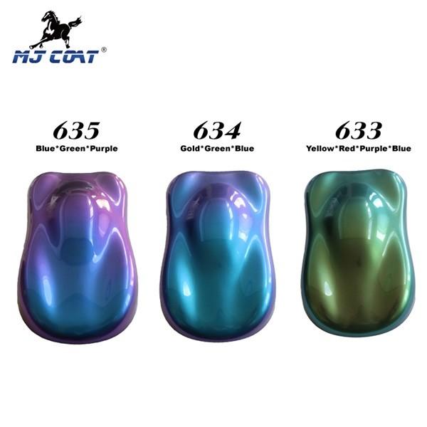 Anti Corrosion High Gloss Colorshift Car Paint Acrylic Automotive Color Shift Pigment
