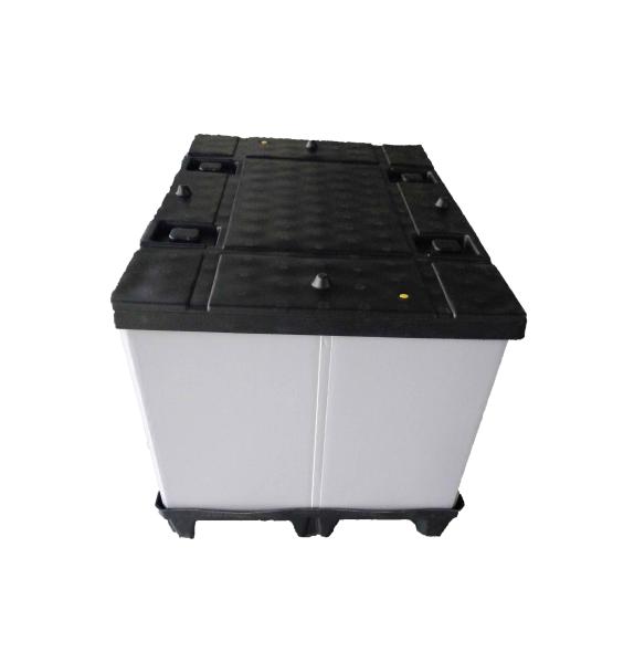 Cheap price automotive boxes packaging Customized PP Solid Foldable autopack korea Plastic Pallet Box
