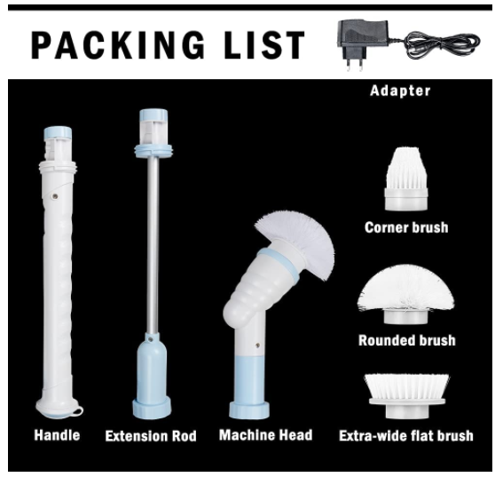 Depurador sin cuerda eléctrico de la ducha de los APS PP para la limpieza