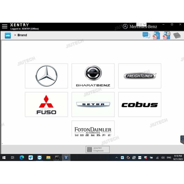 V2024 MB Star OEM C6 DOIP Multiplexer VCI SD Connect XENTRY VCI Диагностический инструмент с планшетом Getac F110