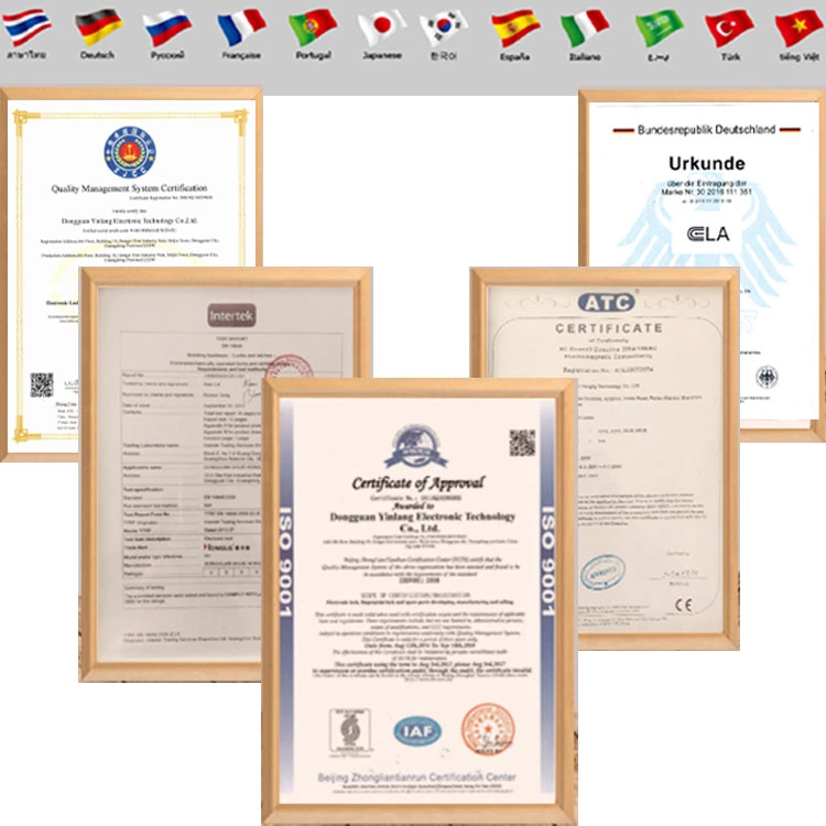 Отель RFID Smart Door Lock Биометрический алюминиевый сплав