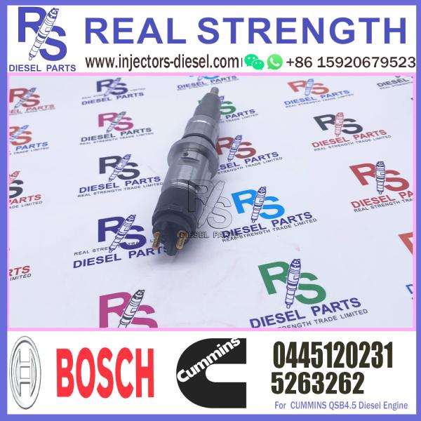PC220-8 bocal 0445120231 5263262 da injeção do injetor de combustível 6754-11-3011 do motor diesel da máquina escavadora 6D107 QSB6.7
