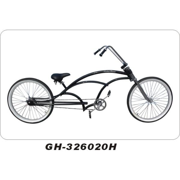 Men's 26'' Low Rider Bicycle Beach Cruiser Bicycle Passed CE for by Steel Fork