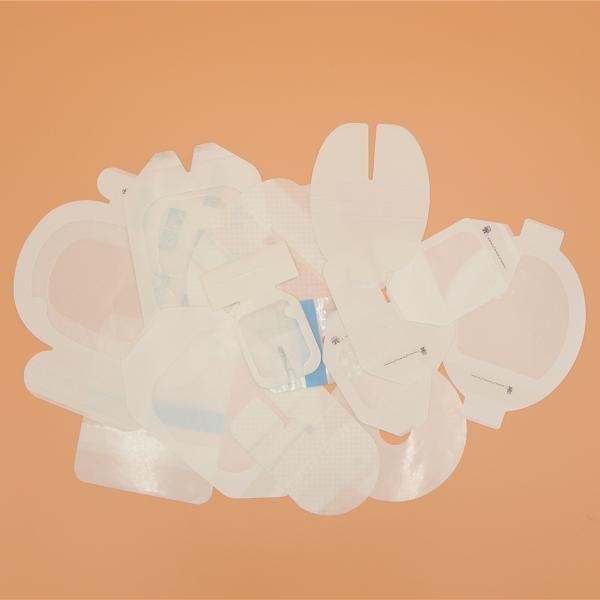 Molho transparente do Iv Cannulae do molho sem fôlego cirúrgico do plutônio em forma de u