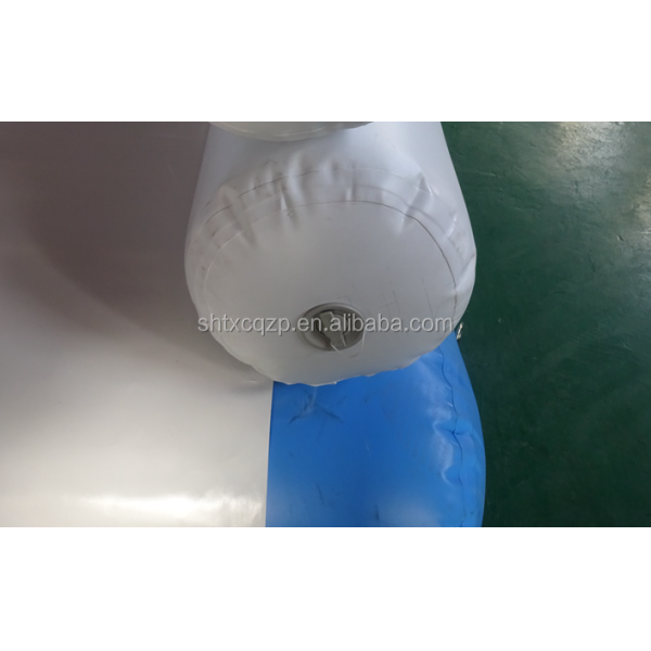 Inflatable floating water slide for boat inflatable yacht slide water slide boat