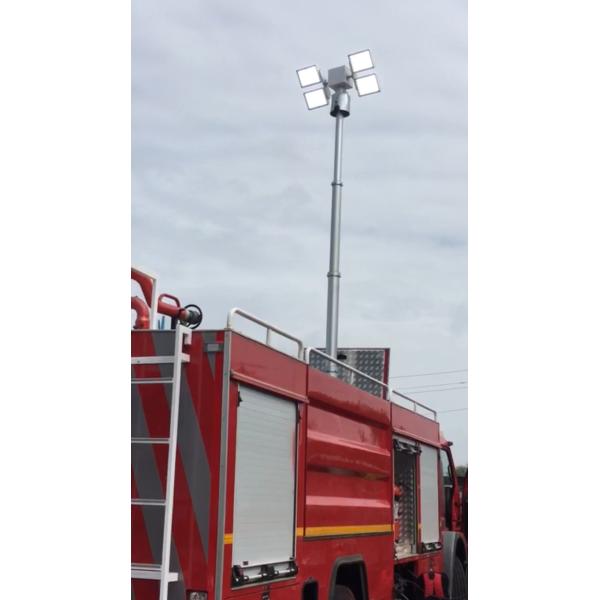 Башня рангоута алюминиевого сплава установленная кораблем мобильная пневматическая светлая для пожарной машины