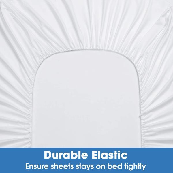 Solid Soft Brushed Microfiber Luxury Embroidery Sheet Set 3/4pcs Customized