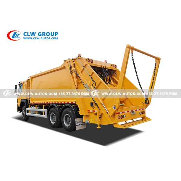 Camión compactador de basura Sinotruk Howo de 10 ruedas RHD para rendimiento, durabilidad y eficiencia