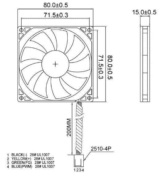 Прочная вставка меди охлаждающего вентилятора C.P.U. 4000RPM для LGA1150/1155/1156