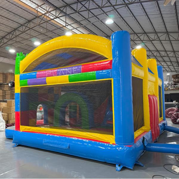 Combinaison de tireurs gonflables commerciaux colorés et lourds pour la fête