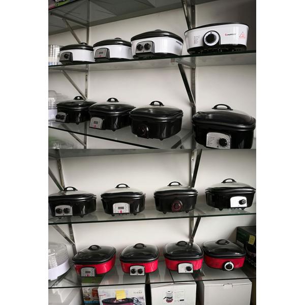 Non Stick Electric Multi Cooker Heat Resistant Cooking Body Large Capacity