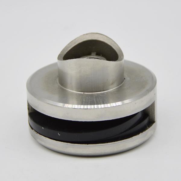Stainless steel glass to glass connector clamps, material SS304, finishing satin or mirror, for 9-12mm glass