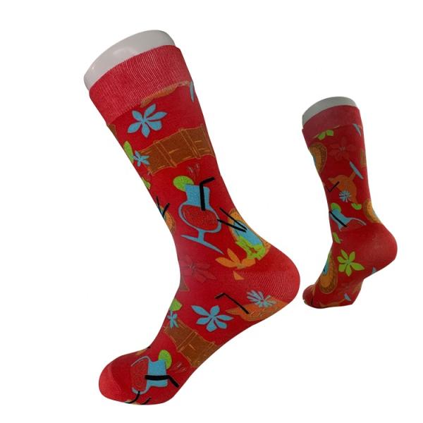 Women's Novelty 3D Socks Knitted Food Print Socks with Digital Printing Methods