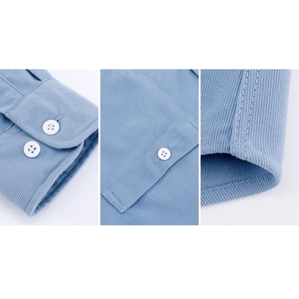 NO Needle Detection Woven Shirts for Men M-5XL Long Sleeve Plain Dyed Polos Corduroy