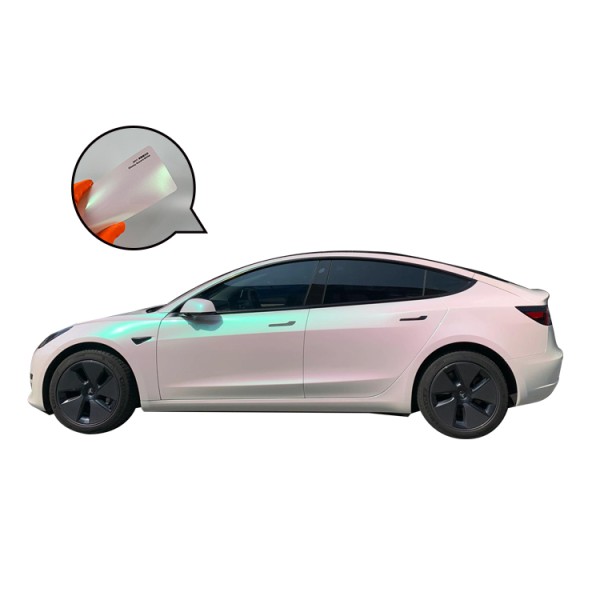 Glossy Aurora White Covering Film Car Car Raping Wrap Films Car Raping Wrap Films Vinyl Wrap Pet