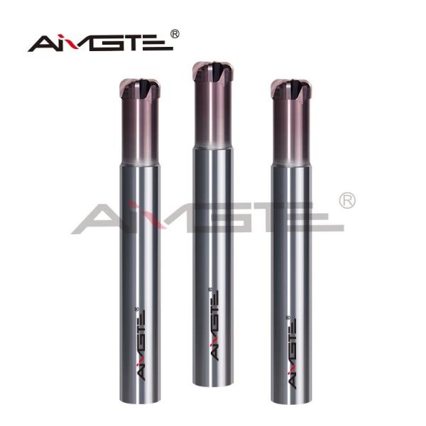 Solid Carbide Bull Nose End Mill AlTiN Coated Carbide Radius Cutter h6 High Efficiency