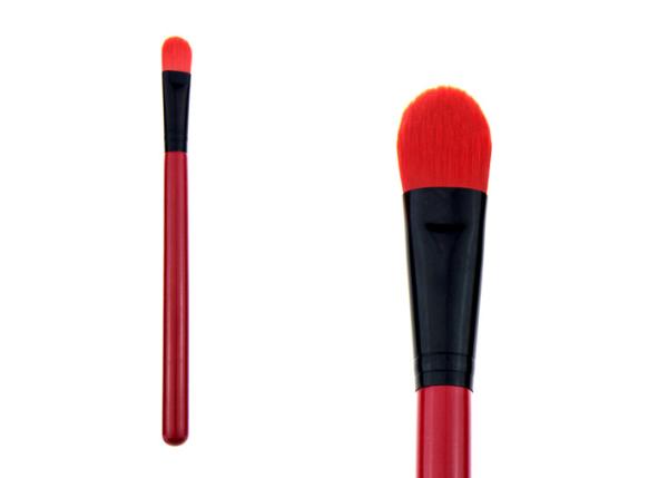 Travel Red Makeup Eyeshadow Blending Brush / Essential Eye Makeup Brushes