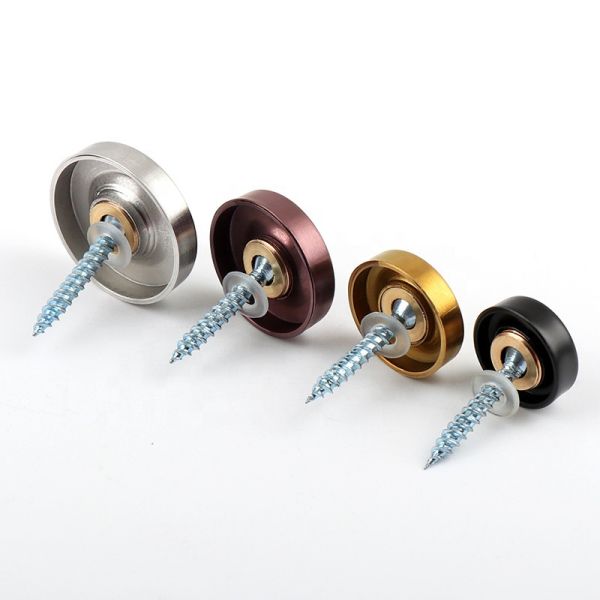 Plating Finish Brass Material Swivel Mirror Screw For Advertising Solutions