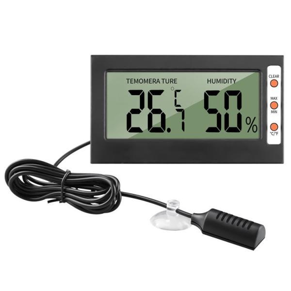 DTH-06 Digital Electronic Hygrometer Thermometer, Household Humidity Temperature Meter With Max Min Temperature Record Function