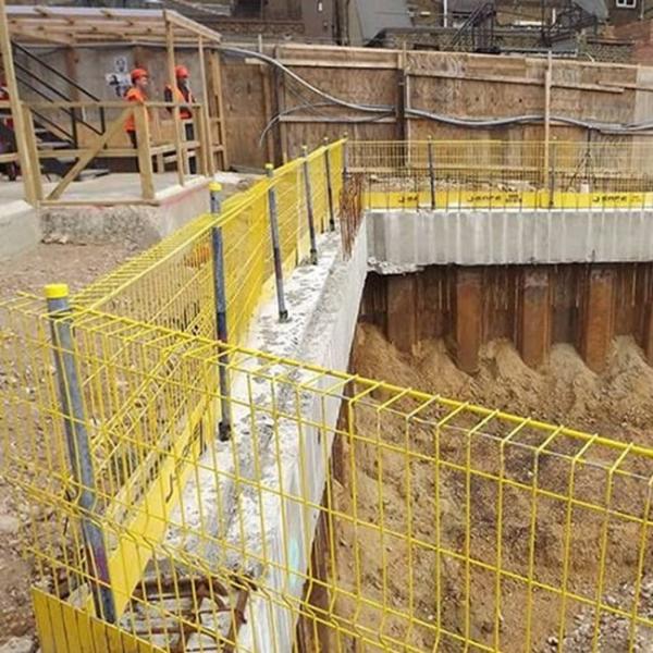 Construction Site Edge Protection Fence Panel Powder Coated