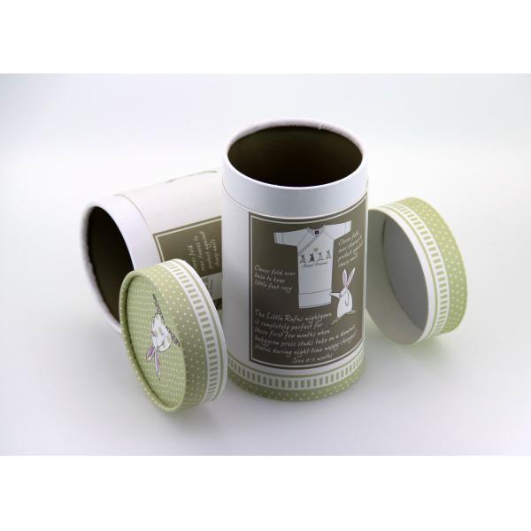 Food Grade Lovely Cardboard Paper Cans packaging for Baby Clothes and Gifts
