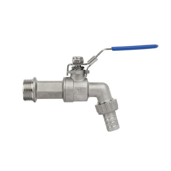 Nominal Pressure Pn1.6MPa Stainless Steel Garden Faucet with Thread and Water Media