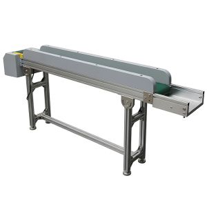 250mm Narrow Width Mobile Phone Conveyor Belt with Stainless Steel Construction and 24V DC Brushless Motor for Security Check & Inspection Gates