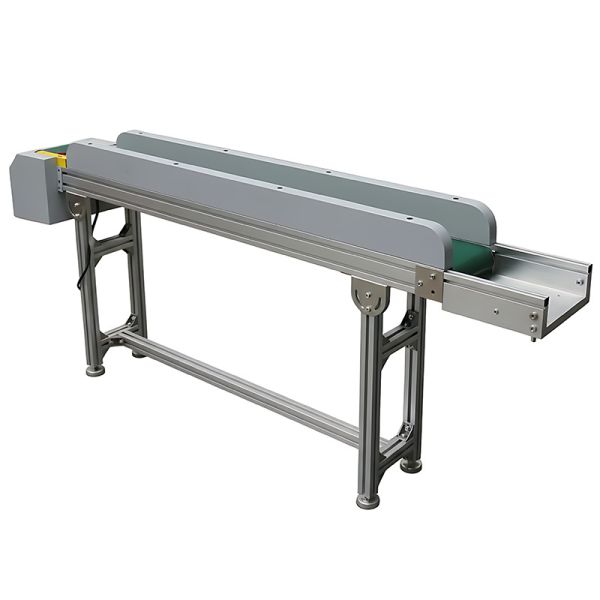 250mm Narrow Width Mobile Phone Conveyor Belt with Stainless Steel Construction and 24V DC Brushless Motor for Security Check & Inspection Gates