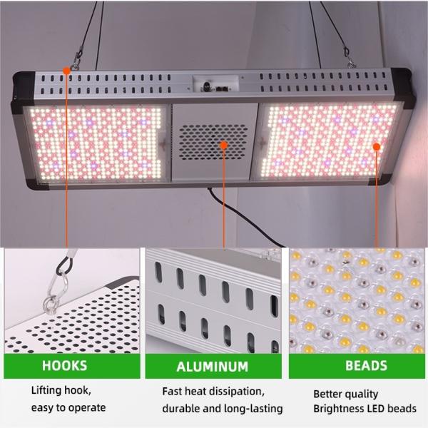 Commercial Greenhouse Grow Lights 800W Red And Blue Spectrum LED Grow Lights Hydroponics