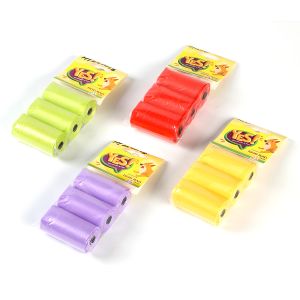 Recyclable Leak Resistant Small Trash Bag with 4 Gallons Capacity for Kitchen Bathroom and Office Use