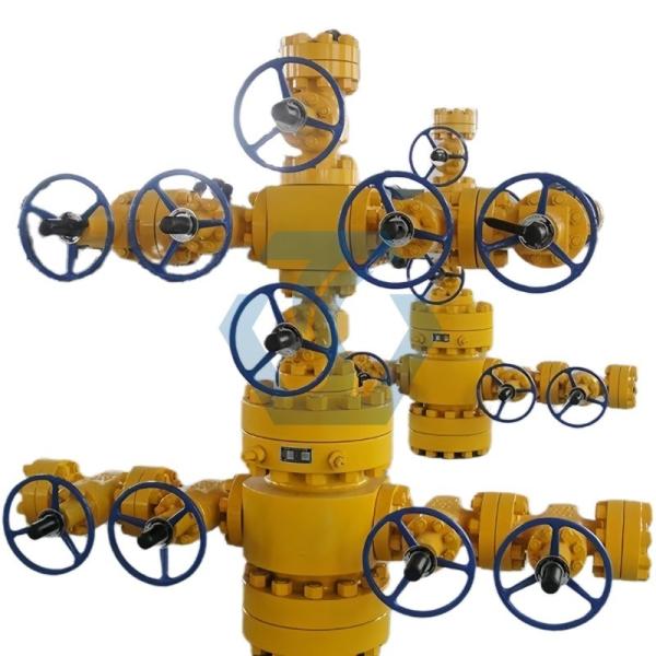 Appareils de tête de puits de champs pétrolifères API Assemblage d'arbre de Noël à haute pression pour le forage de pétrole et de gaz