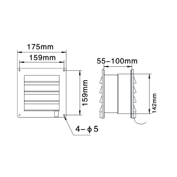 As portas quadradas do armazenamento Yl-220 frio equilibram a temperatura ajustável da C.A. 220V 36w da janela