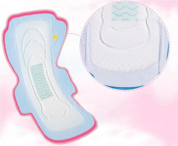 CE FDA Air Laid Paper Organic Full Cotton  Sanitary Napkin