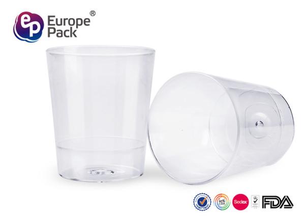 55ml Disposable Plastic Dessert Cup 6.3G Mini Dessert Shooter Cups
