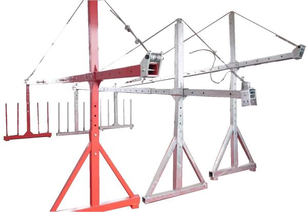 9.5m/min Suspended Access Platforms Hot Galvanized Steel For Painting