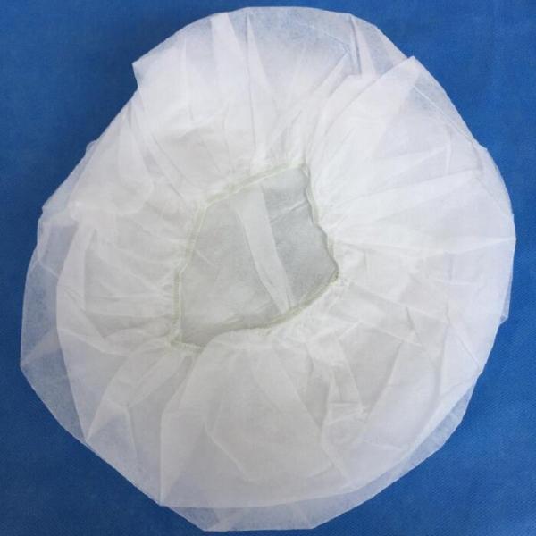 Food Industry Disposable Head Cap , Medical Nurse Cap PP Non woven Materials