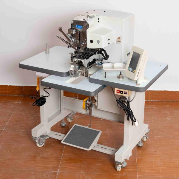Industrial Button Sewing Machine with Fine Tension Adjustment & LCD Touch Panel