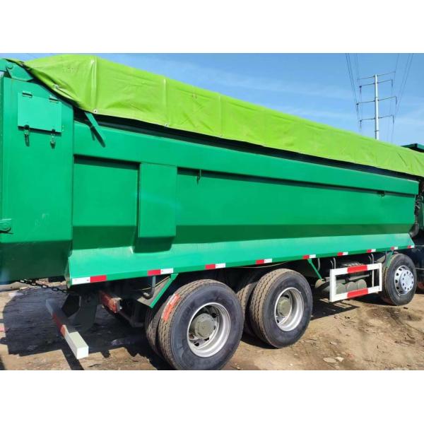 Radial Tire Design Sinotruk HOWO Green 8*4 U-Type Dump Truck 12 Wheels Transportation
