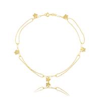 Anquilotes de ouro 18K com nomes personalizados: Perfeitos presentes personalizados