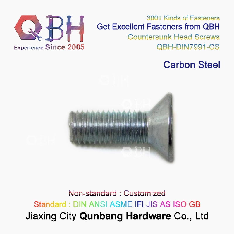 Countersunk Hex Socket Sink Head Screw Qbh DIN7991 SUS 304 / 316 Stainless Steel Cks