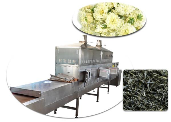 Durable High Efficiency Flower Dryer Machine , Tea Microwave Dryer Machine