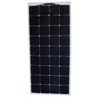 Panneau solaire monocristallin flexible de 120 watts, léger pour les camping-cars, les camions, les tentes océaniques