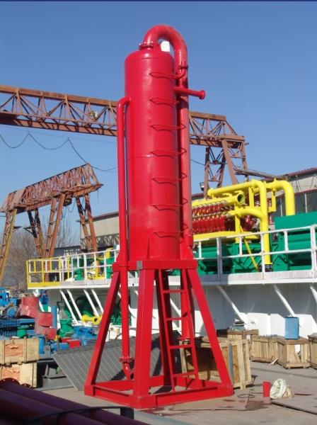 Skid Mounted Oilfield Gas Buster 240m³/H Mud Gas Separator H2S Handling