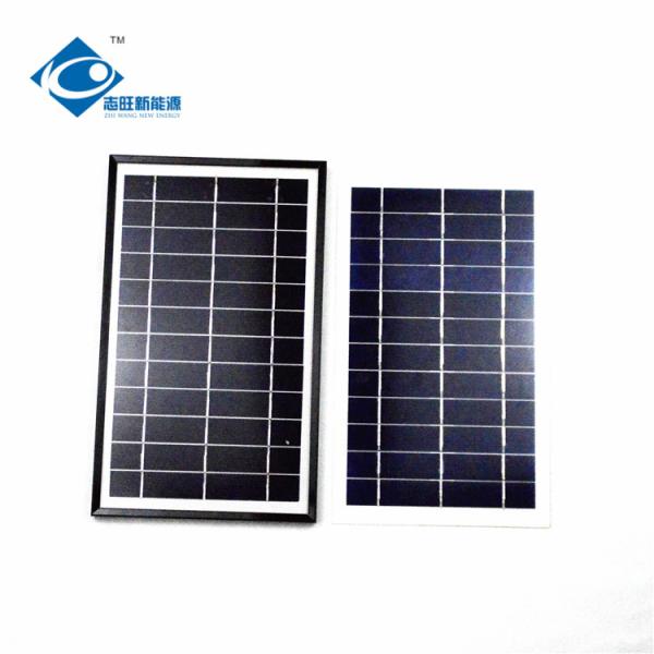 O vidro de ZW-7W laminou o carregador solar filexable do quadro de alumínio do painel solar 7W 6V